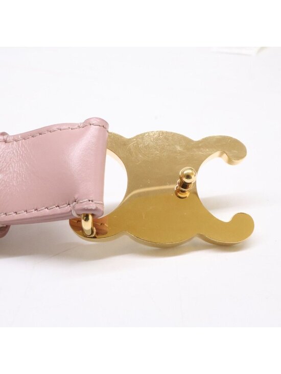 Celine Triomphe Buckle Leather 85 Belt main image 2